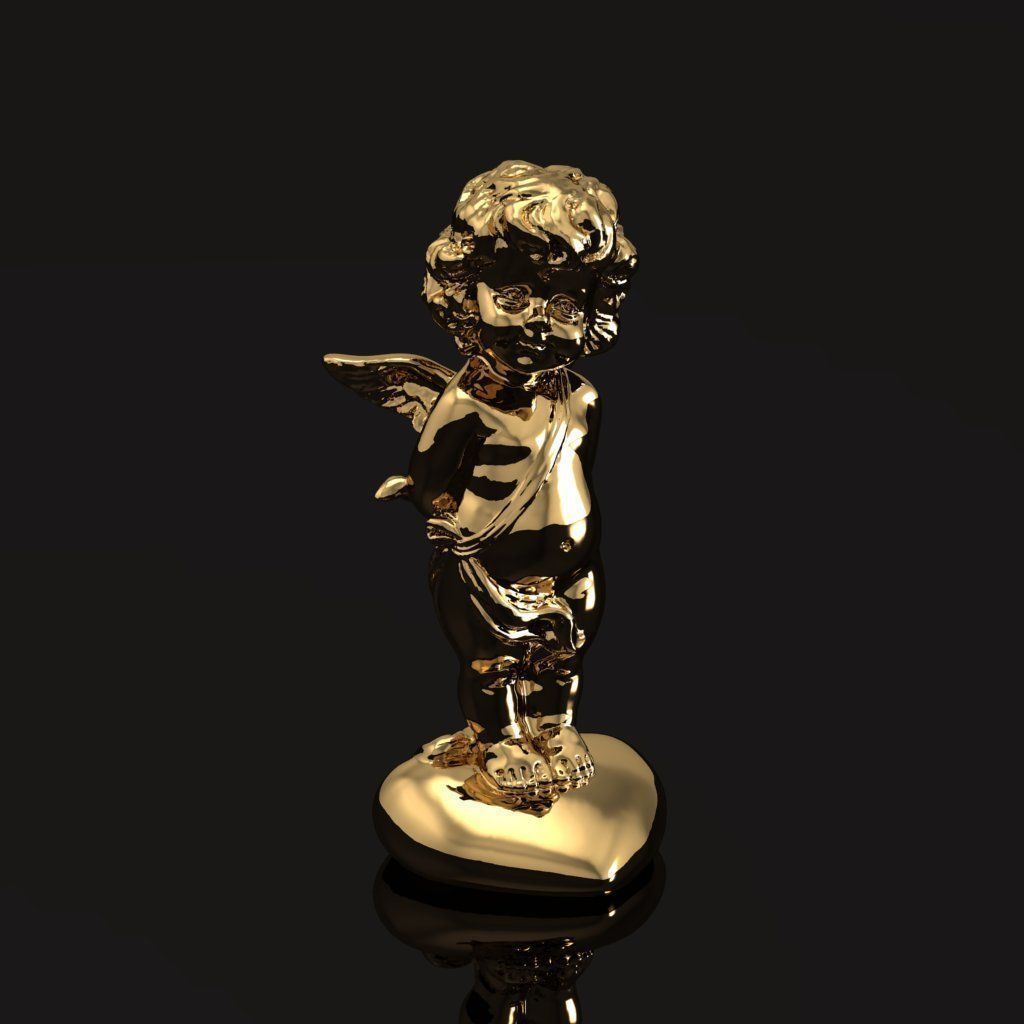 Gold Angel 034 3D print model_1