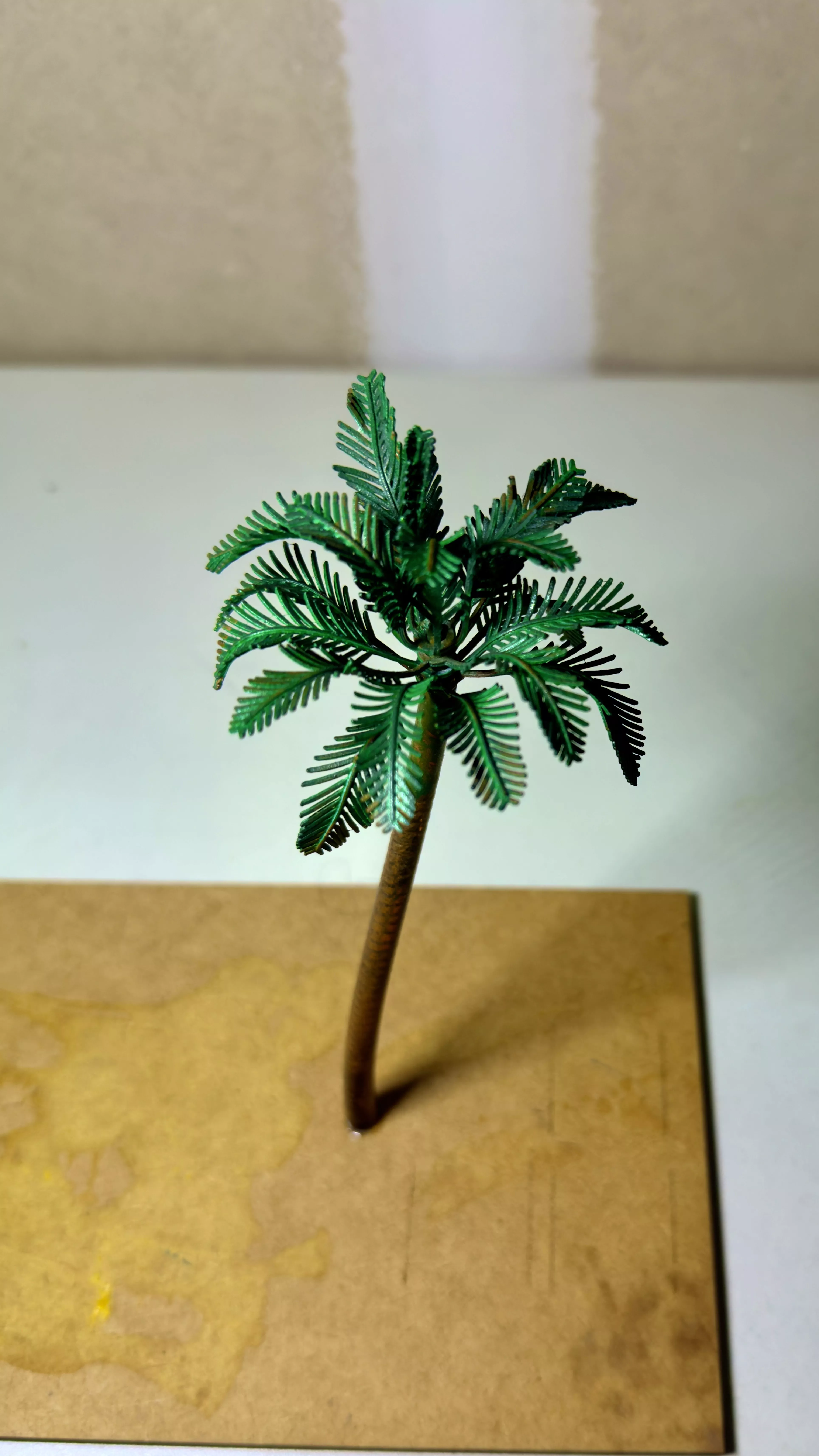 Parametric Palm Tree Modular 3D Printable Blender Geometry Nodes 3D print model