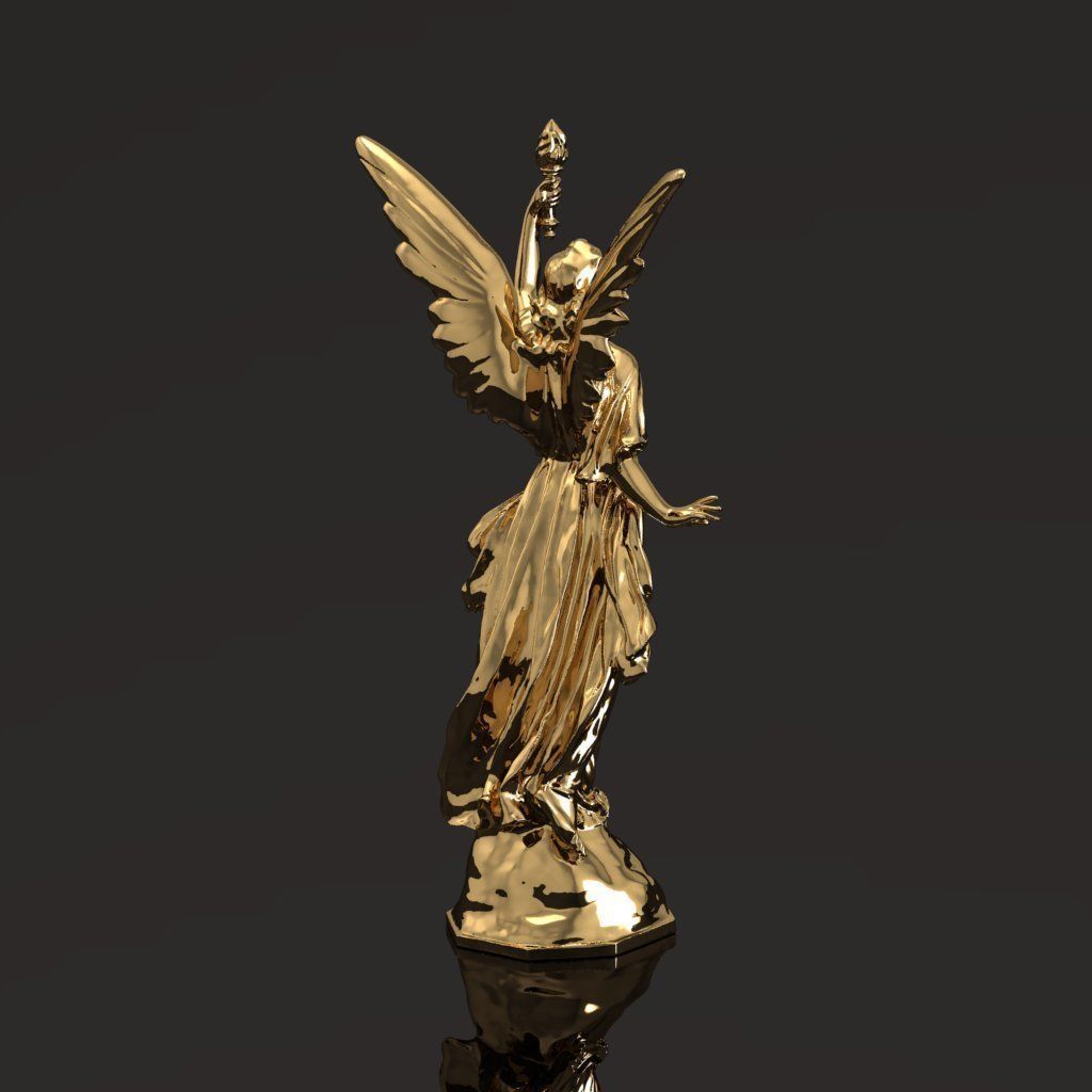 Goddess of victory Nika 050 3D print model_2