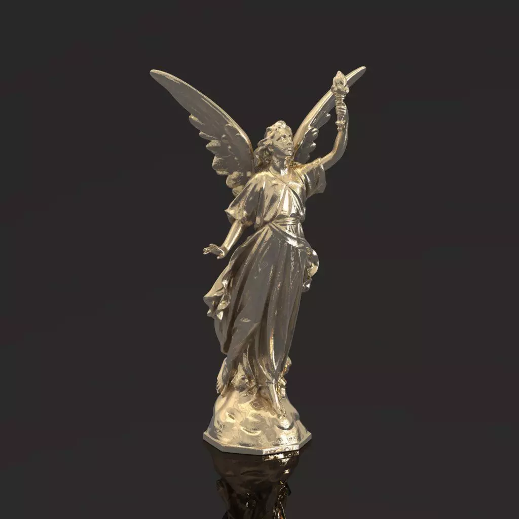 Goddess of victory Nika 050 3D print model_0