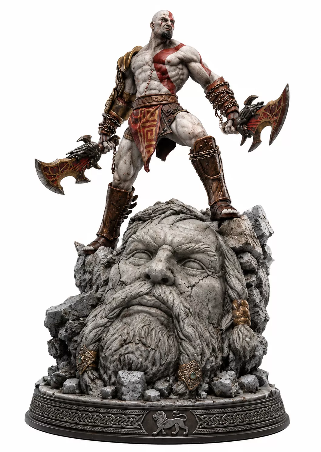 Kratos God of War Blades of Chaos Character Figure Printable STL 3D print model