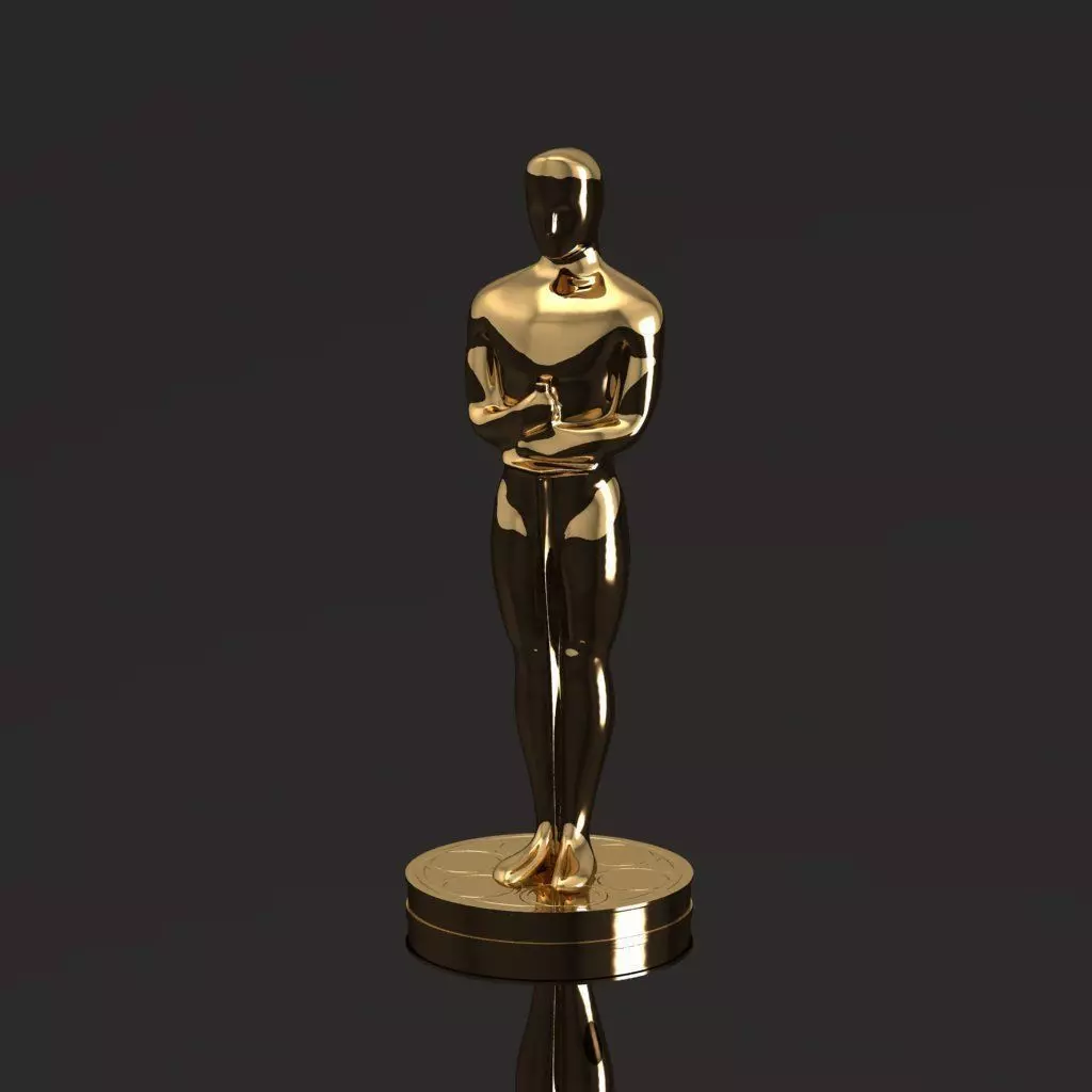 Oscar statuette 051 3D print model_0