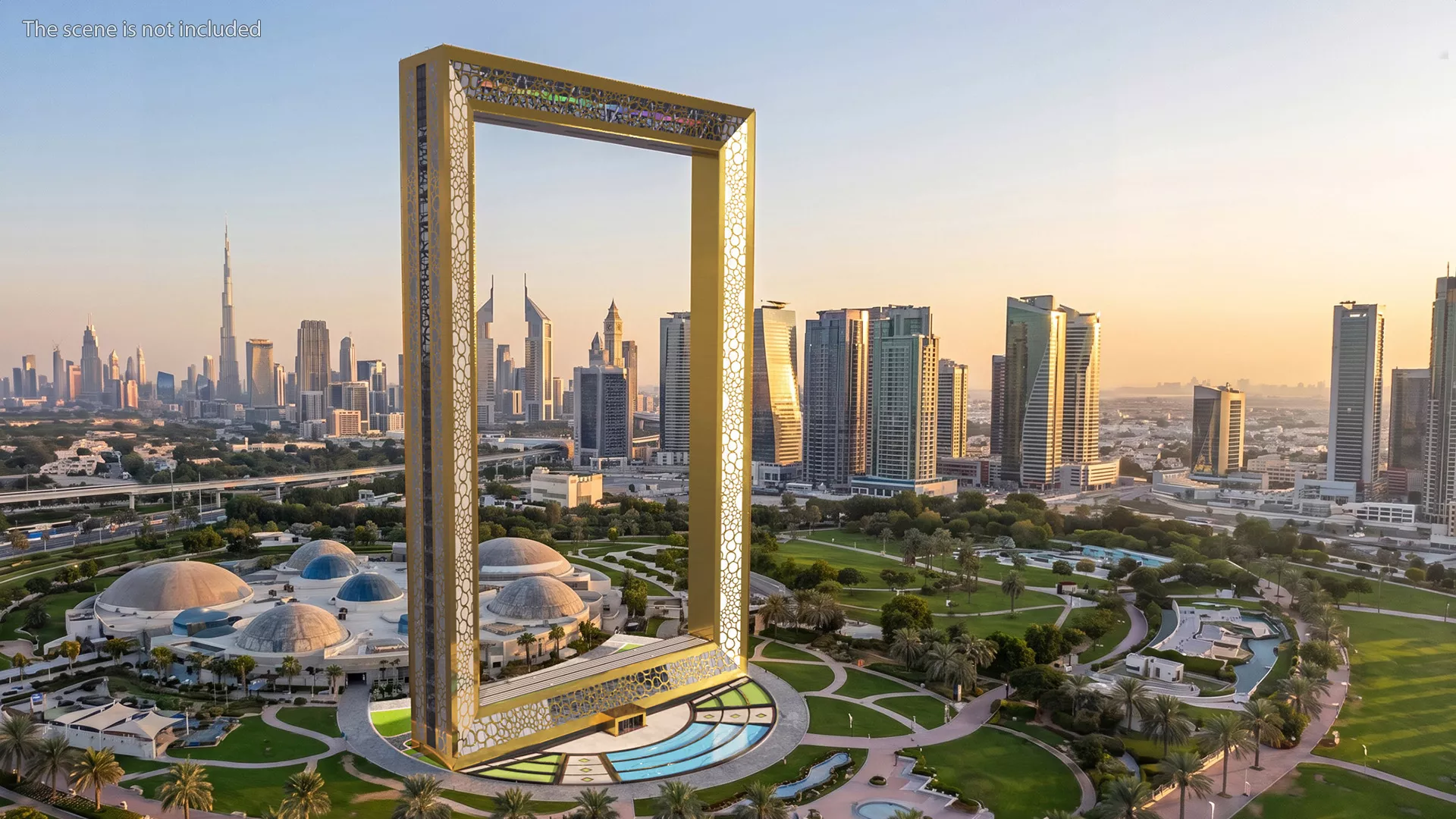 Dubai Frame Landmark Fur 3D model