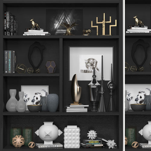 Decorative shelves 3D model