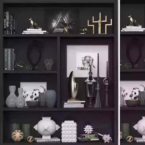 Decorative shelves 3D model