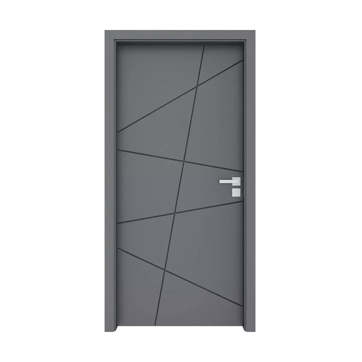 Grey Door 2 3D model_0