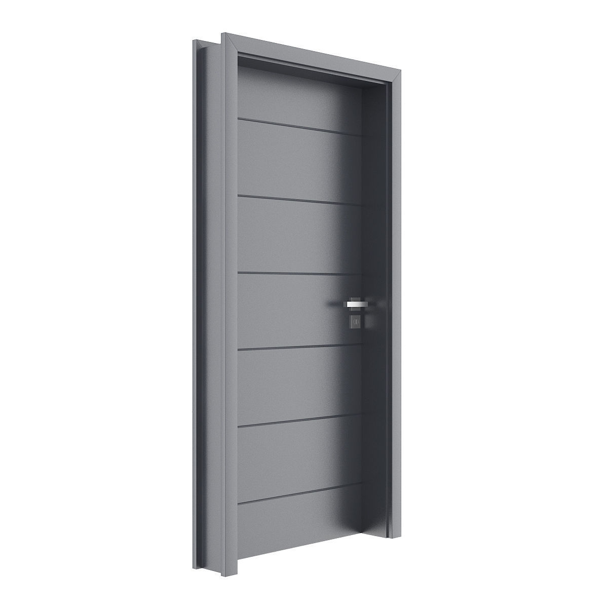 Grey Door 3 3D model_1