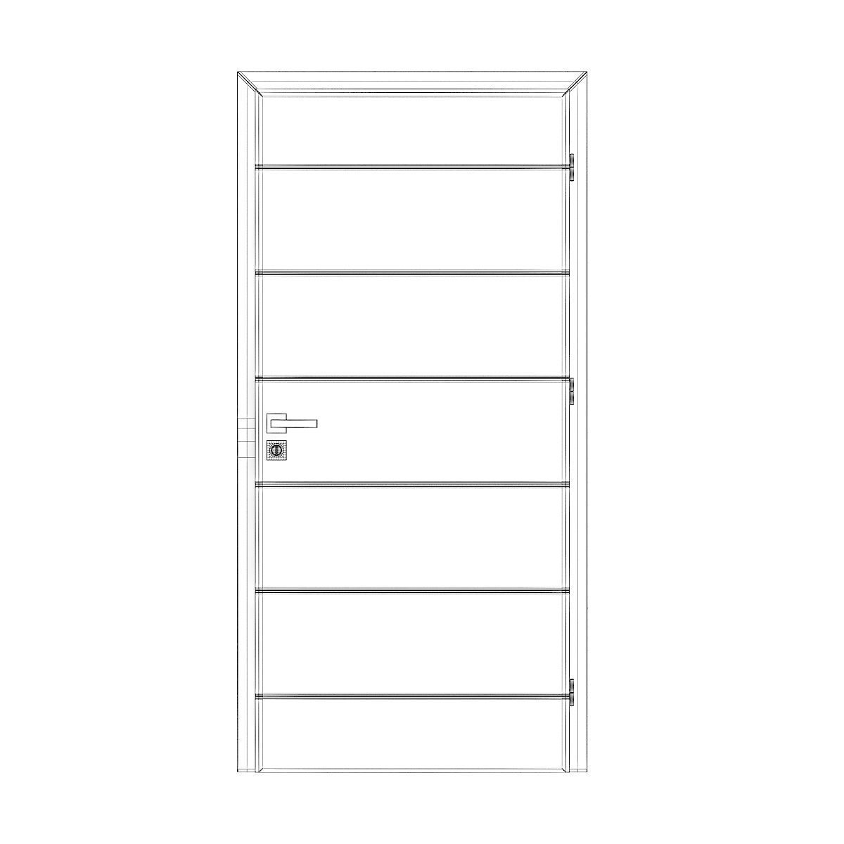 Grey Door 3 3D model_6