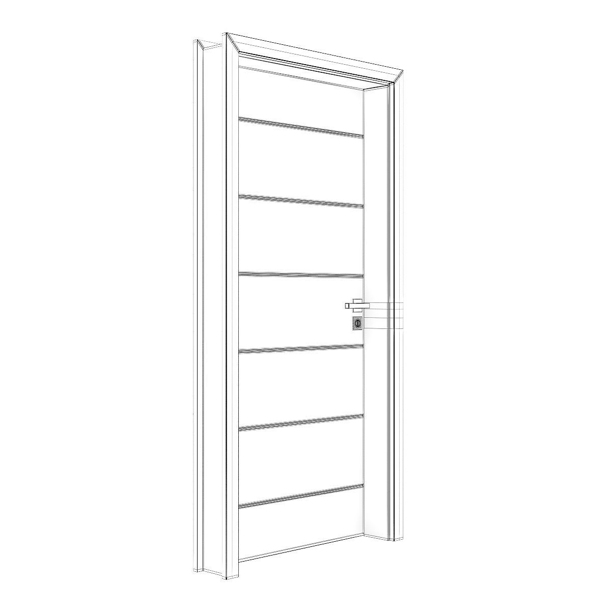 Grey Door 3 3D model_5