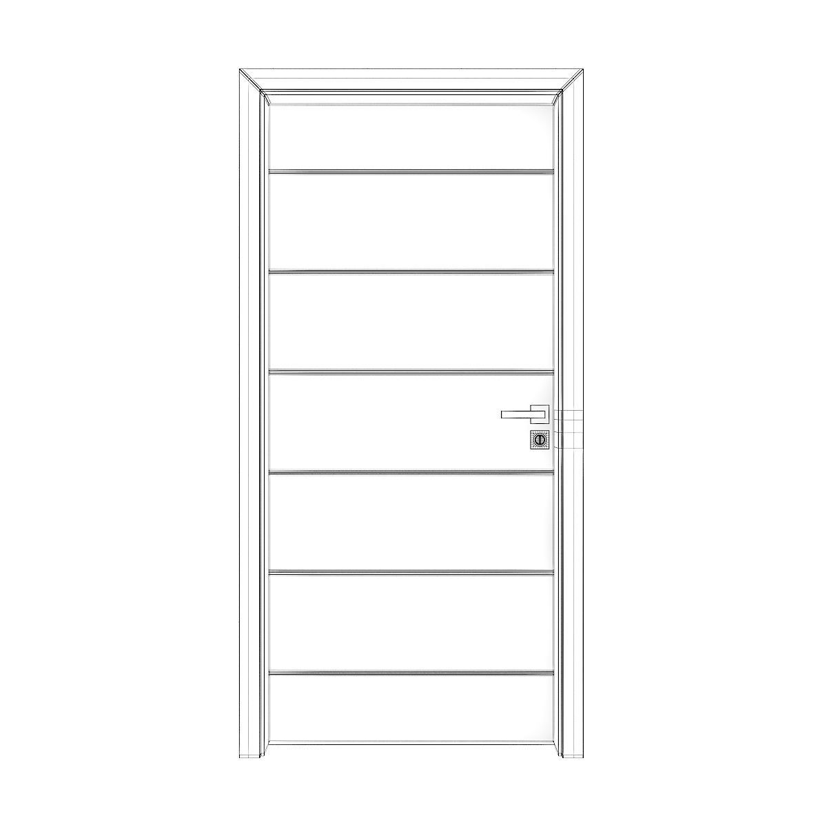 Grey Door 3 3D model_4