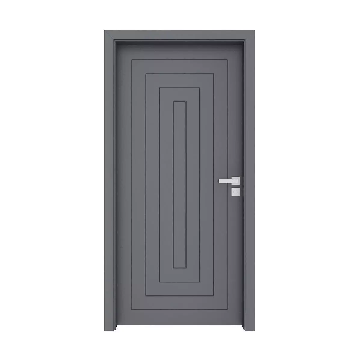 Grey Door 4 3D model_0