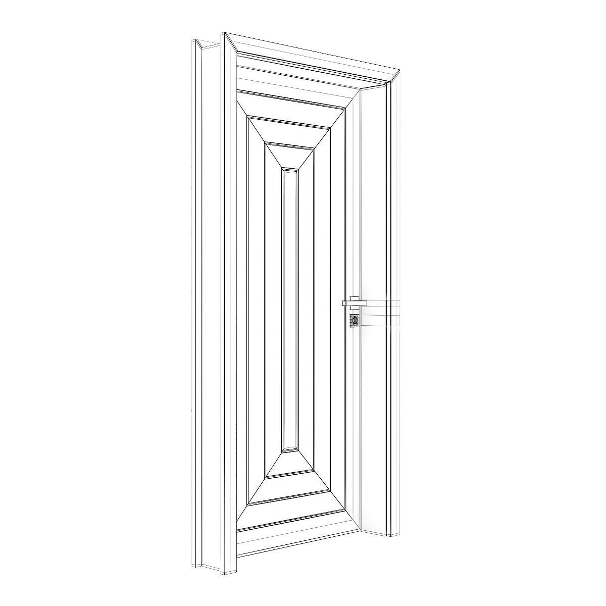 Grey Door 4 3D model_5