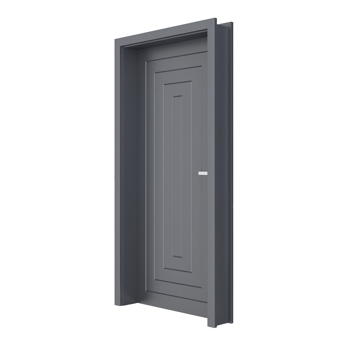 Grey Door 4 3D model_3