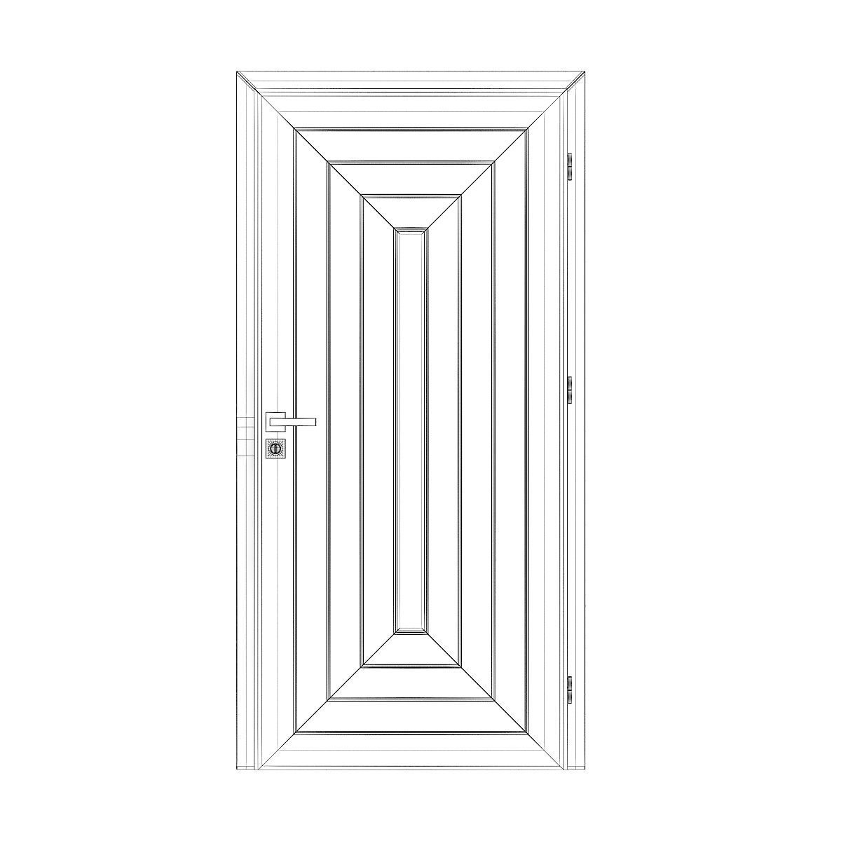 Grey Door 4 3D model_6