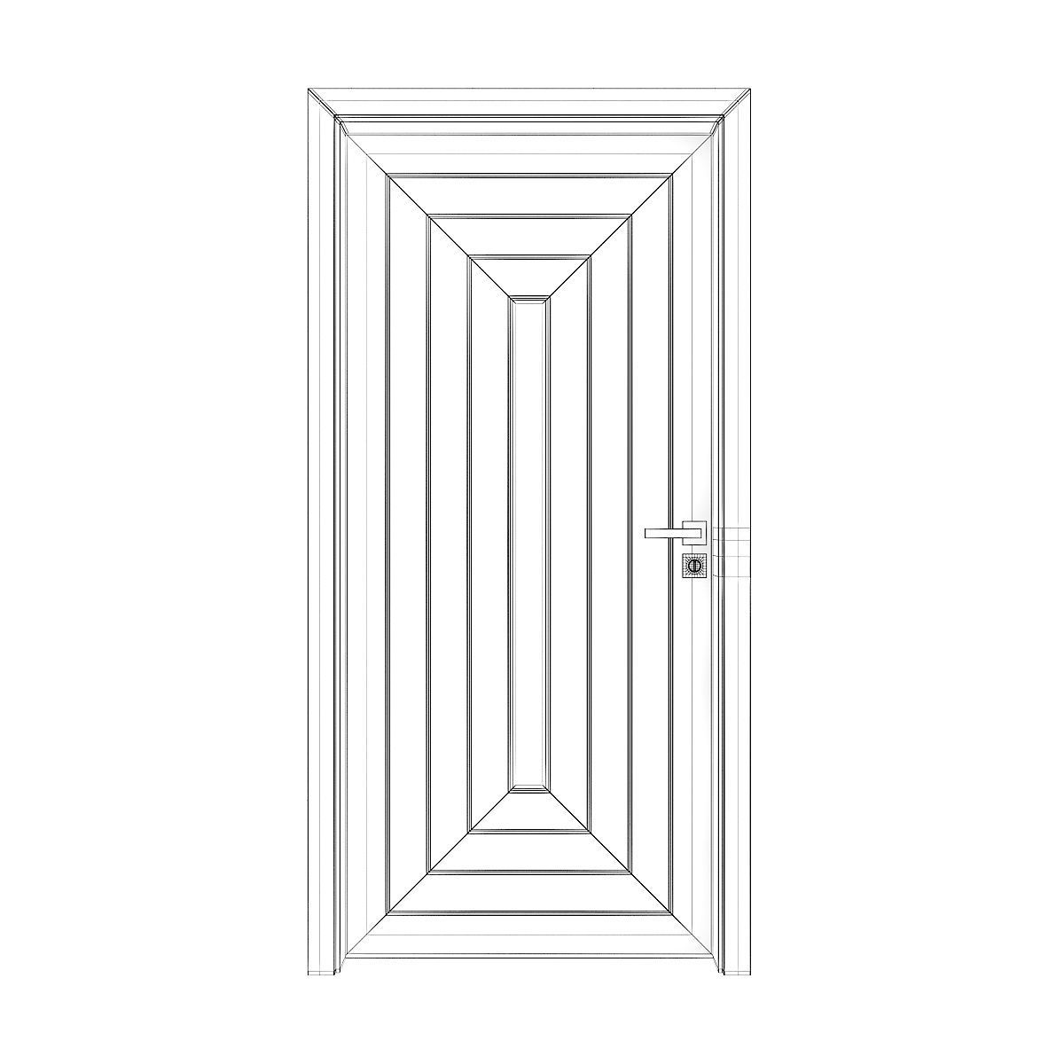 Grey Door 4 3D model_4