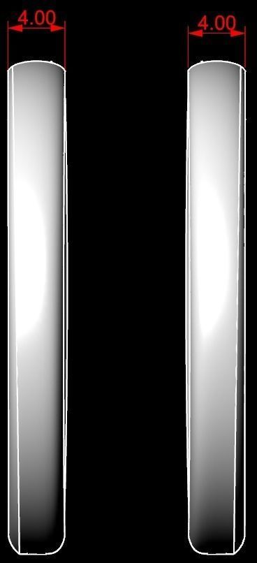 Earrings elegant 130 3D print model_11