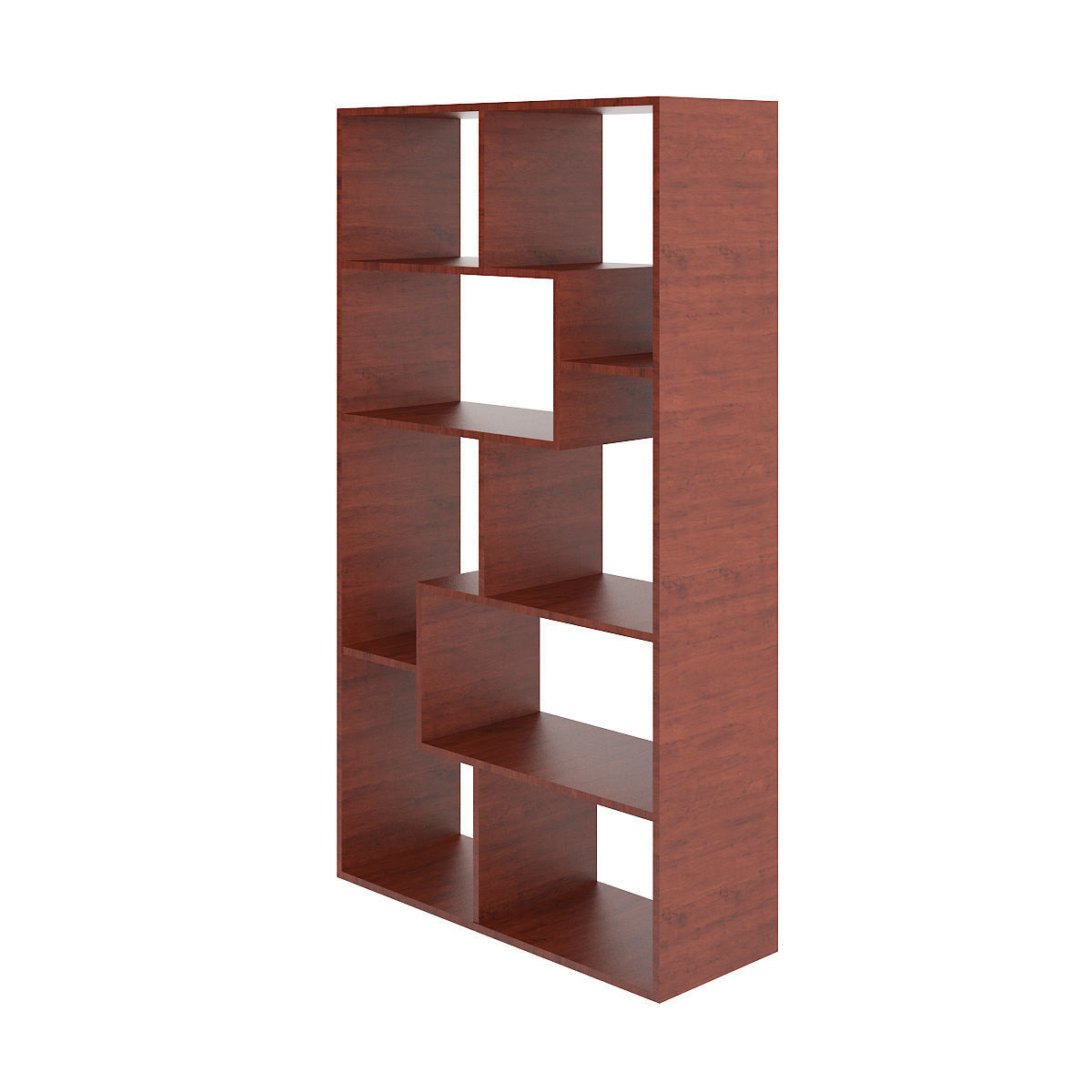Bookstand bookcase - cherry 3D model_1
