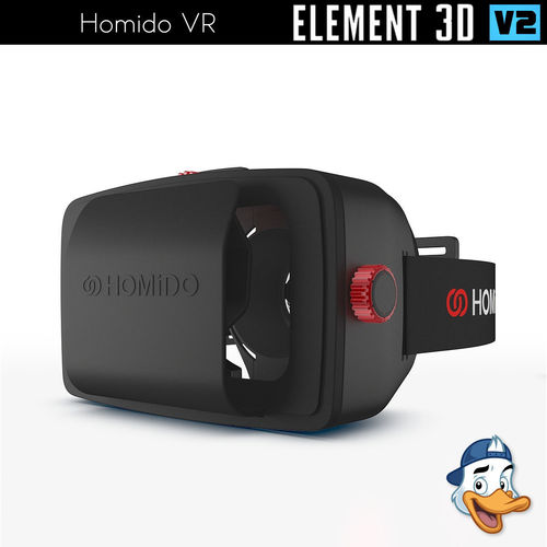 Homido VR for Element 3D 3D model