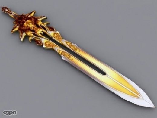 Blade Of Olympus Low-poly 3D model_2