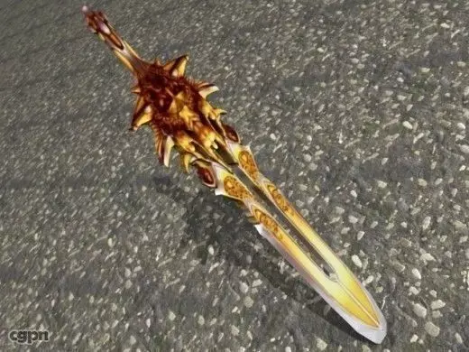 Blade Of Olympus Low-poly 3D model_0