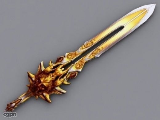 Blade Of Olympus Low-poly 3D model_1