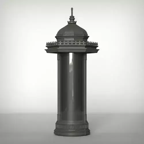 Morris Advertising Column 3D model