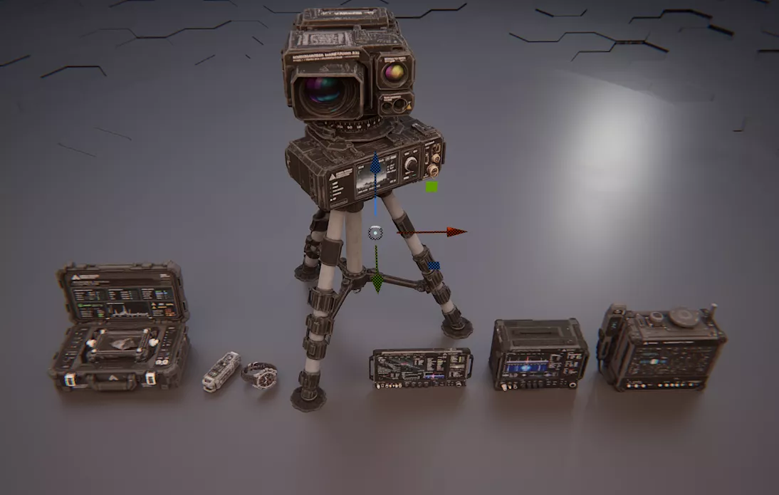 UAP UFO Props Era 2015-2026 3D model