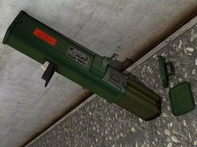 M202A1 FLASH Low-poly 3D model_0