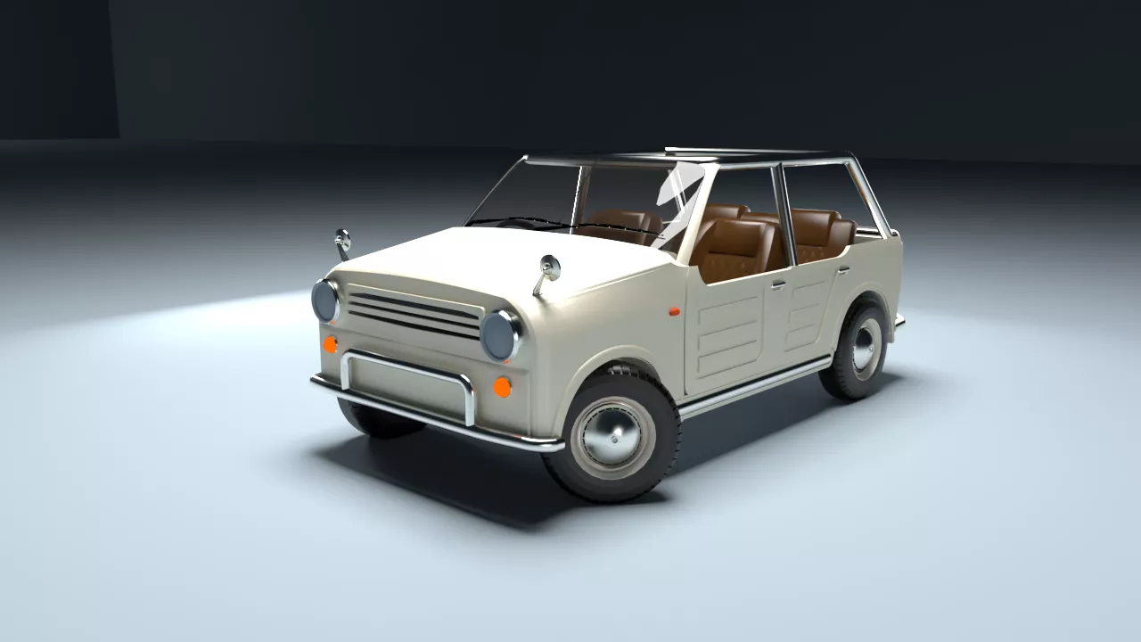 Classic Car - Custom vehicle 3D model