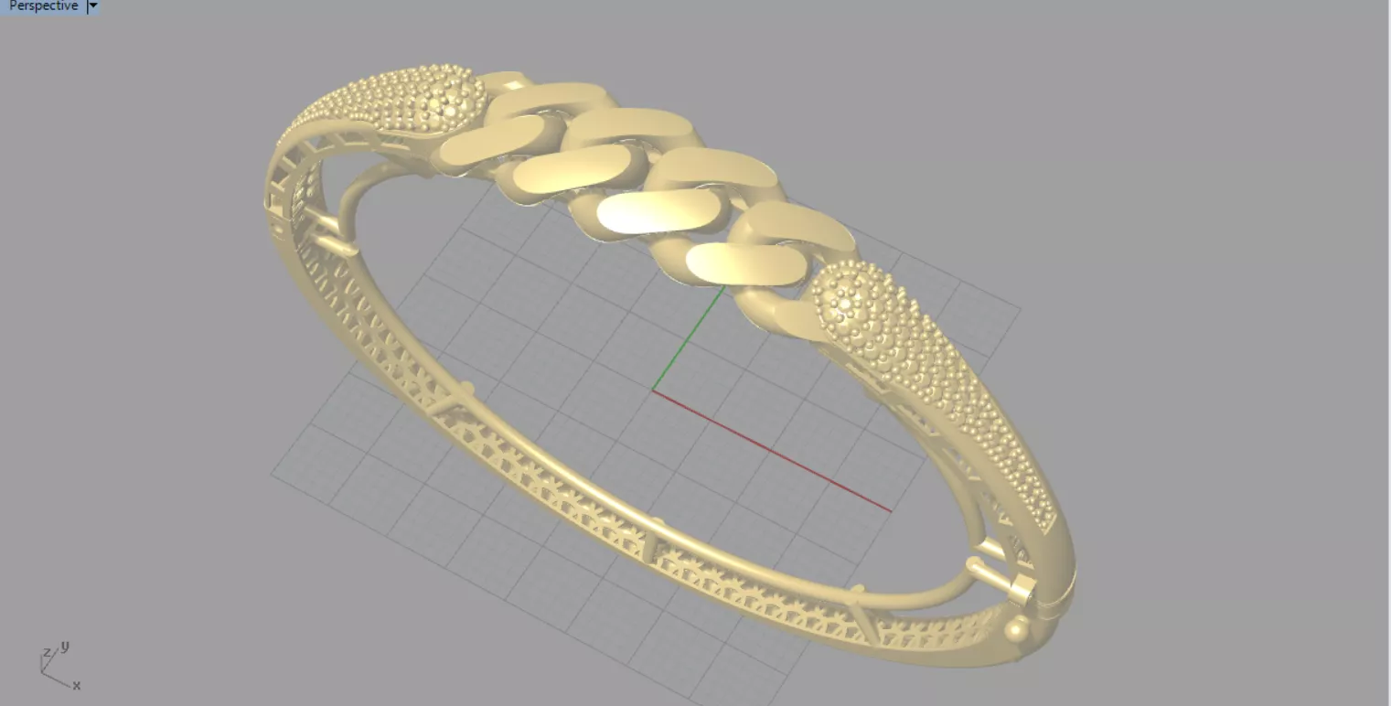 FREE BANGLE BRACELET MODEL Free 3D print model