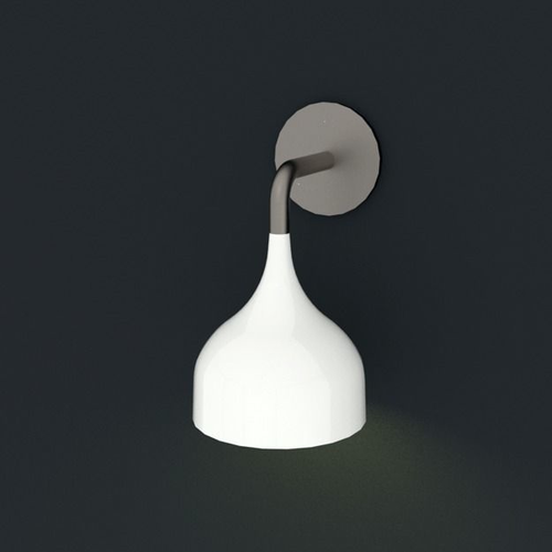 wall downlighter 14cm dia shade