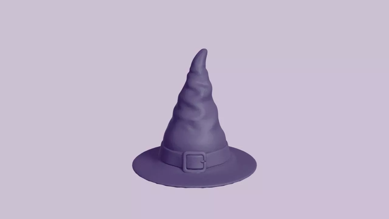 Classic Pointed Witch Wizard Hat 3D print model