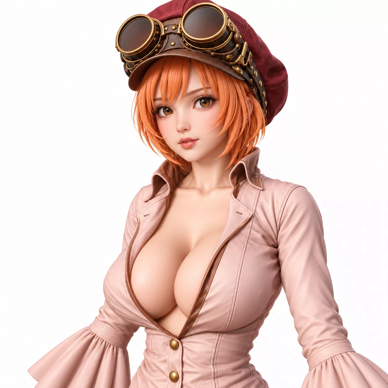 Steampunk Girl 3D Printable Figure 3D print model