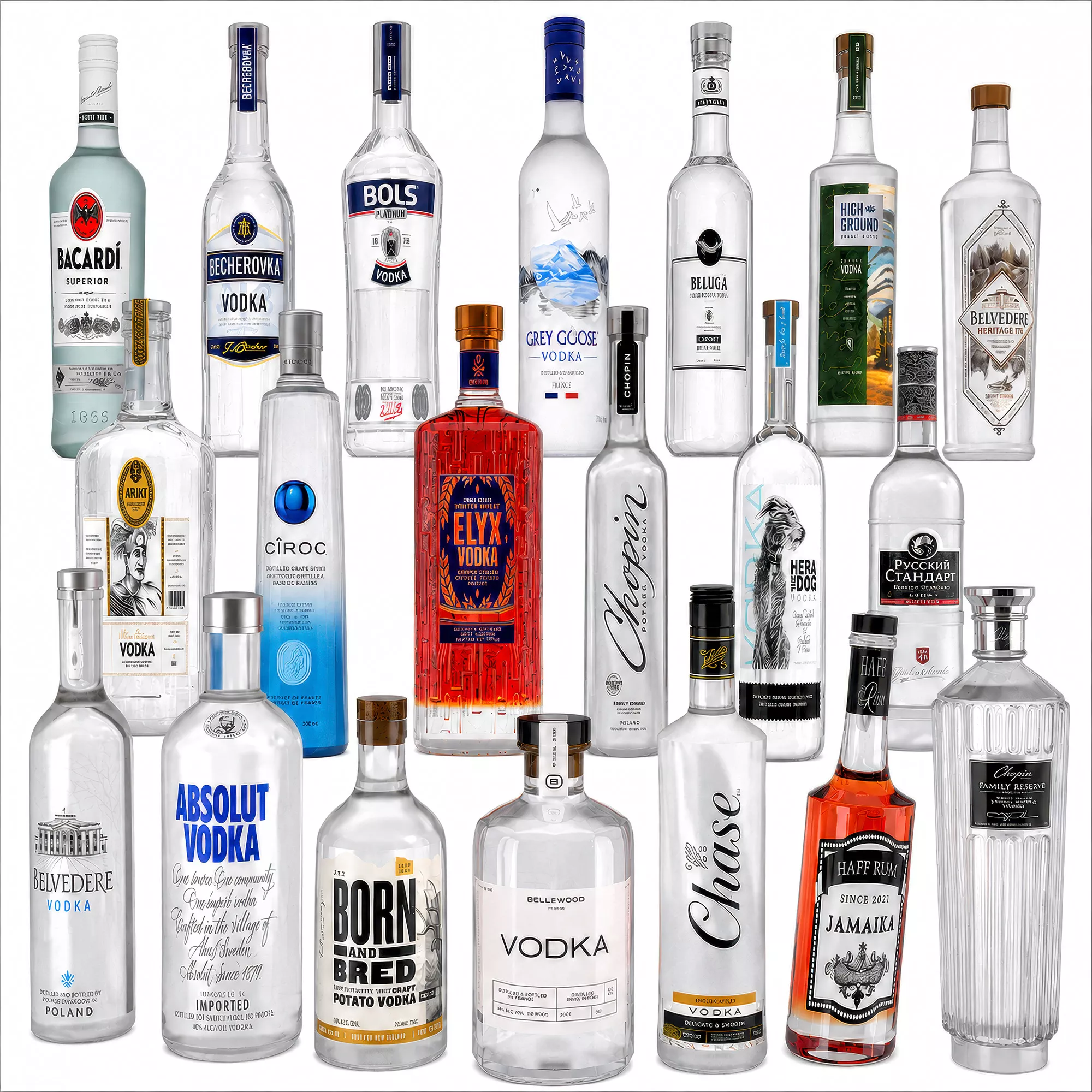 VODKA BOTTLE COLLECTION NO14 A 3D model