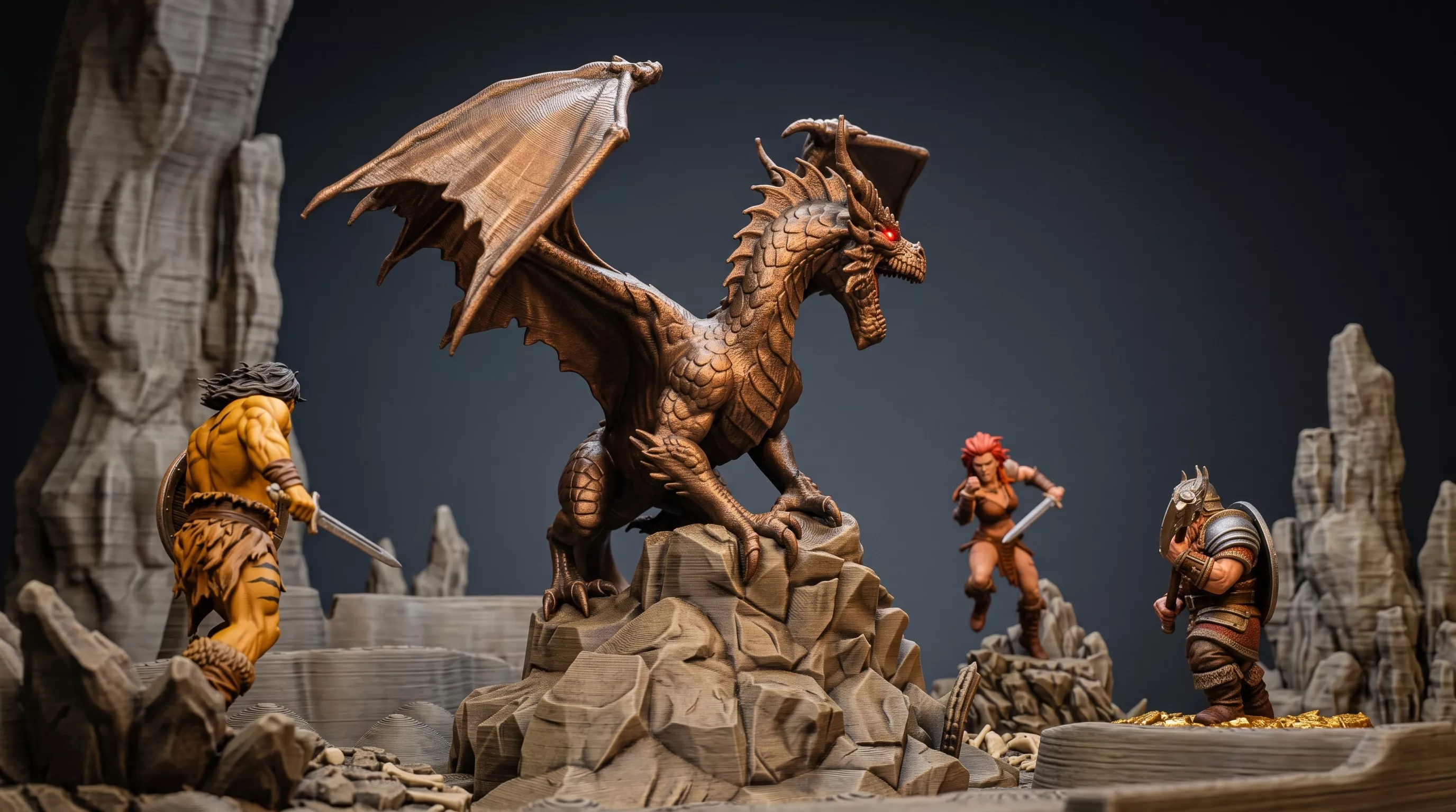 The Ancient Wyrm 3D Printable Dragon 3D model 3D printable | CGTrader