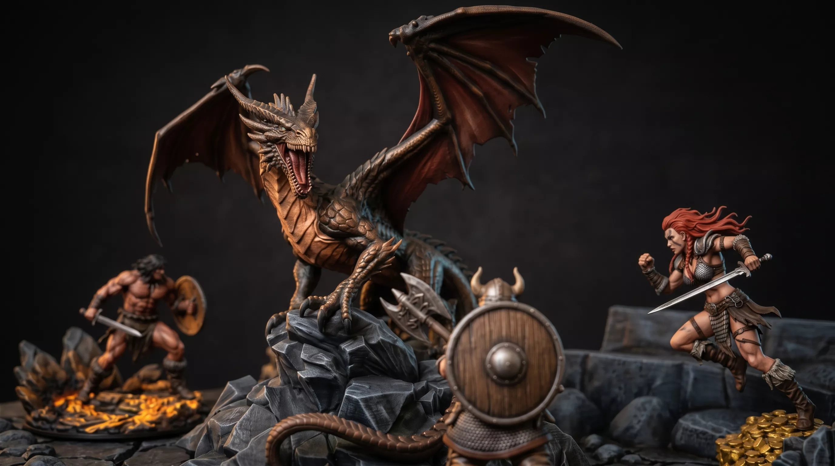 The Ancient Wyrm 3D Printable Dragon 3D model 3D printable | CGTrader