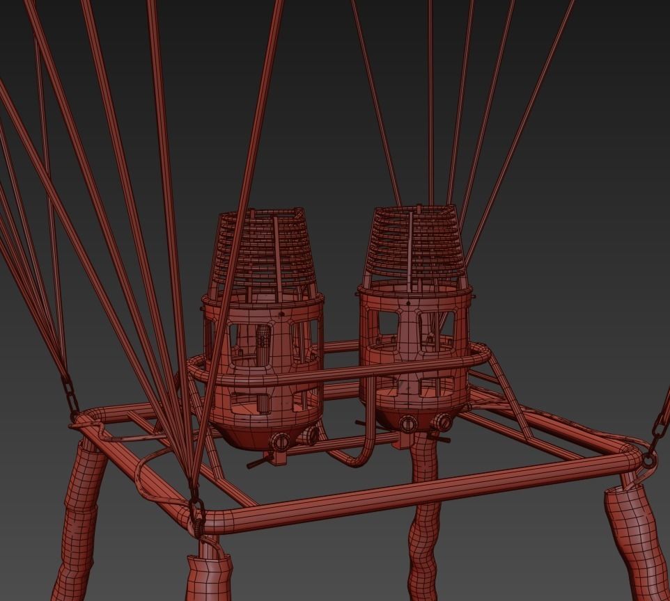 Balloon Air hot 3D model_14
