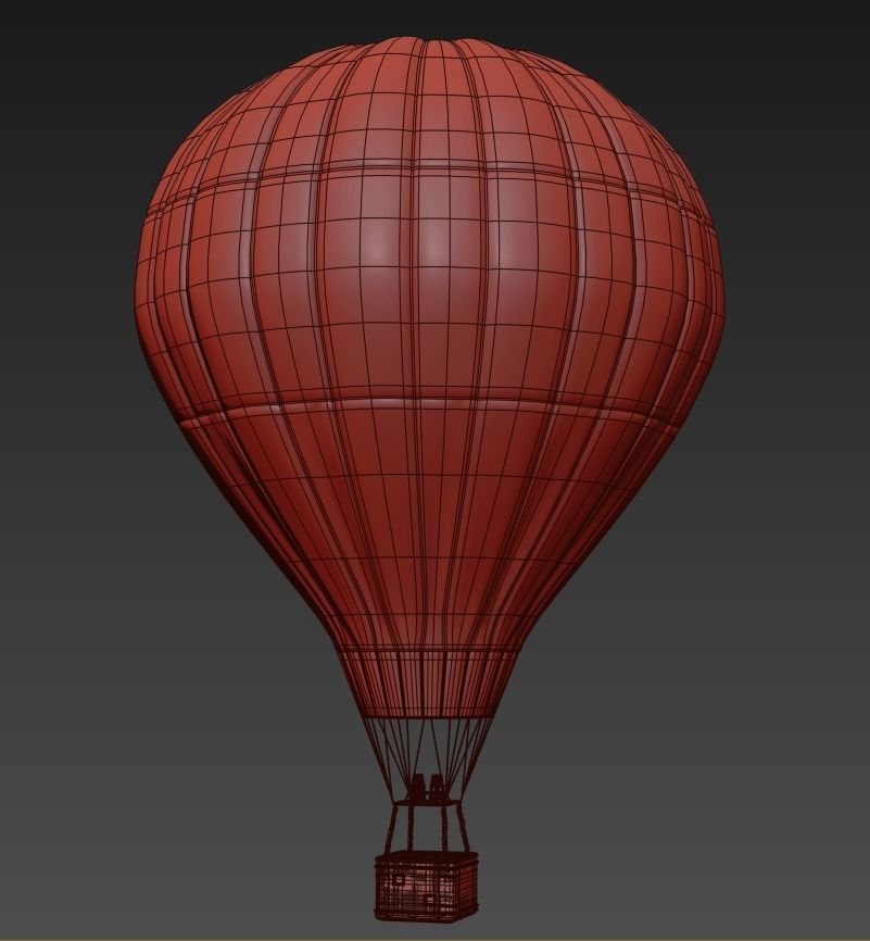 Balloon Air hot 3D model_10