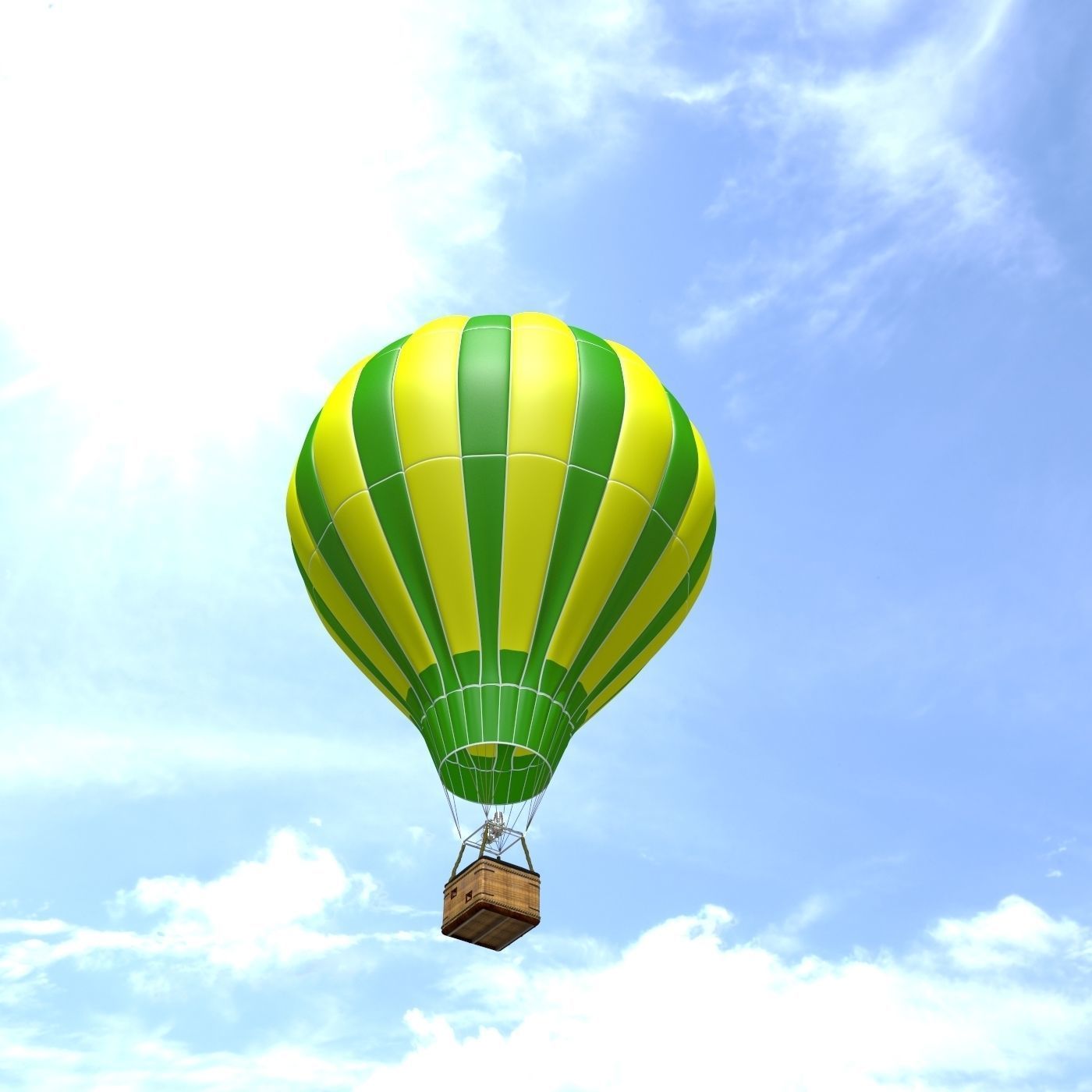 Balloon Air hot 3D model_1