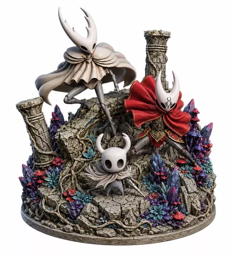God Master Hornet The Knight Hollow Knight Trio Printable Figure