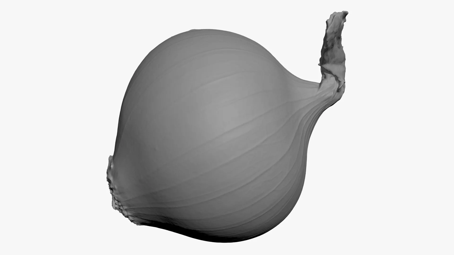 Yellow Onion - For 3D Print 3D print model