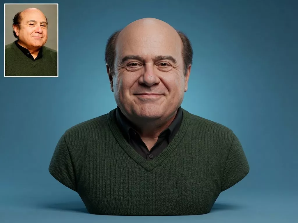 Danny DeVito Sweater 3D Printable Bust 3D print model