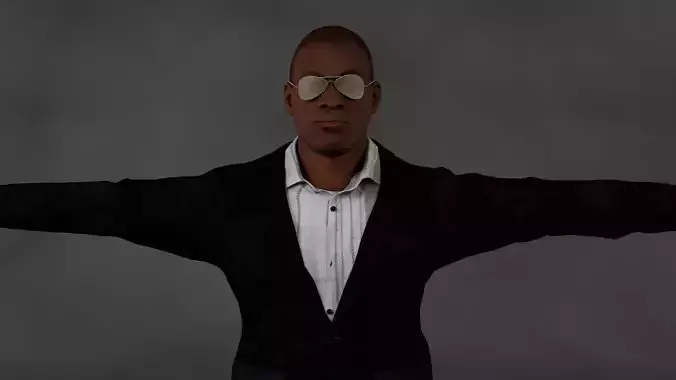 3D Man Full Rig