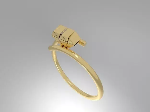 Wedding Ring 3D print model_0