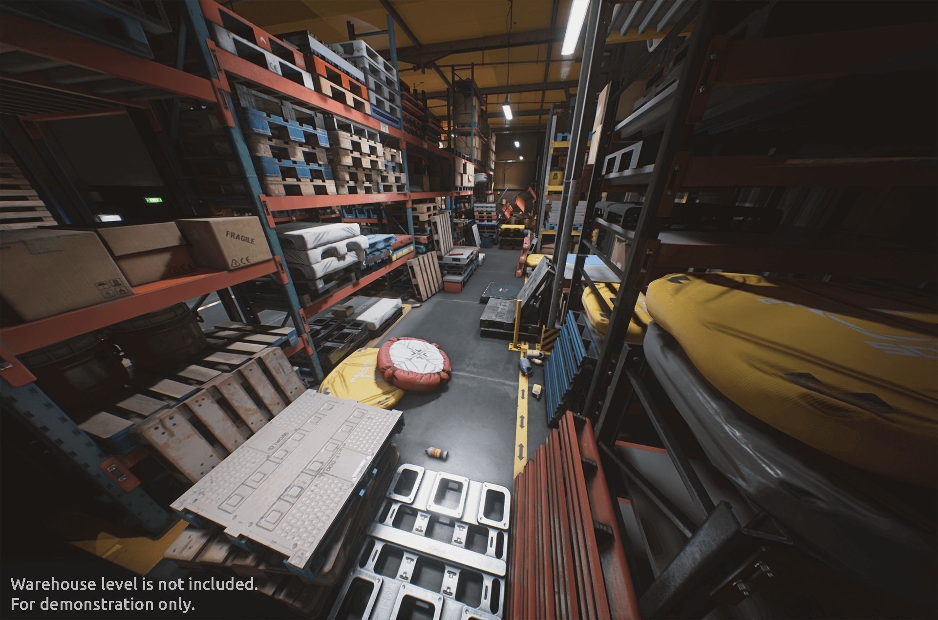 Warehouse Pallets Collection - Unreal Engine Asset Pack Low-poly 3D model_19
