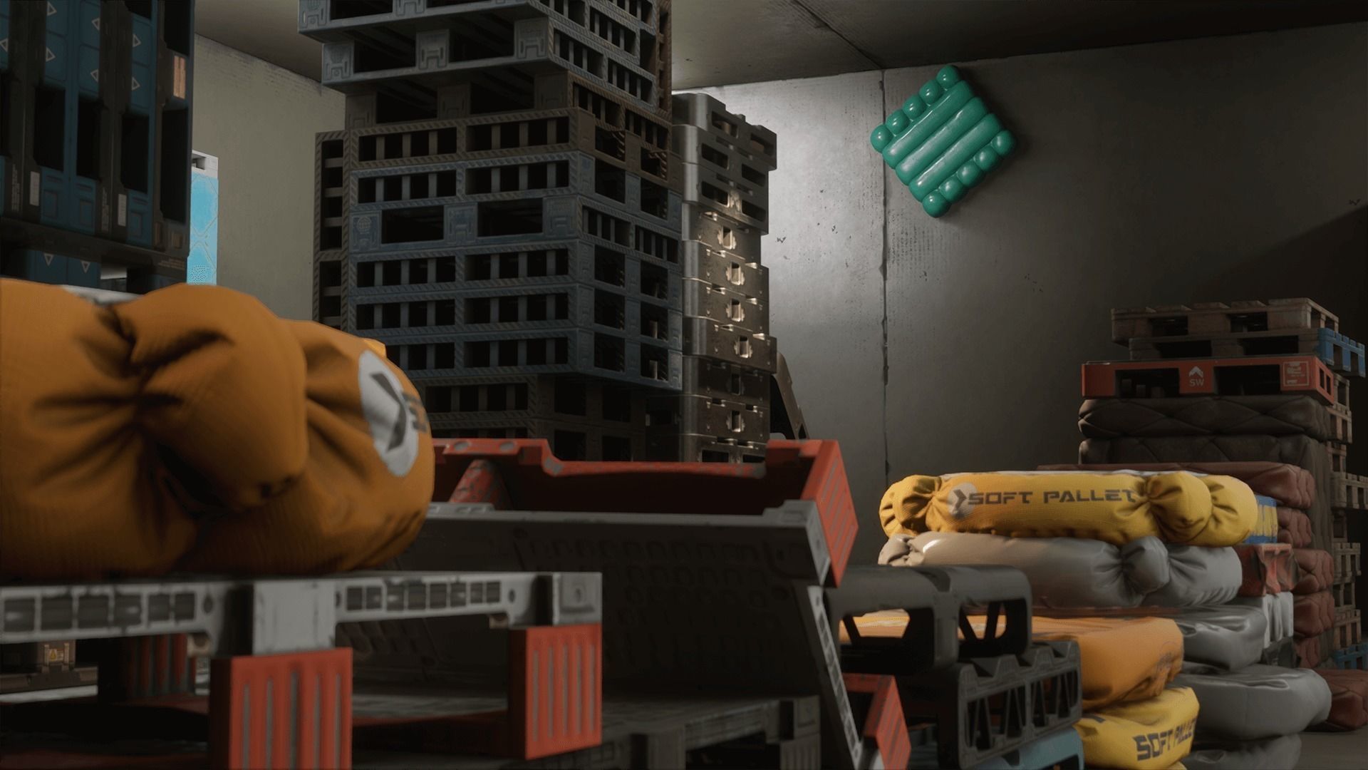 Warehouse Pallets Collection - Unreal Engine Asset Pack Low-poly 3D model_7