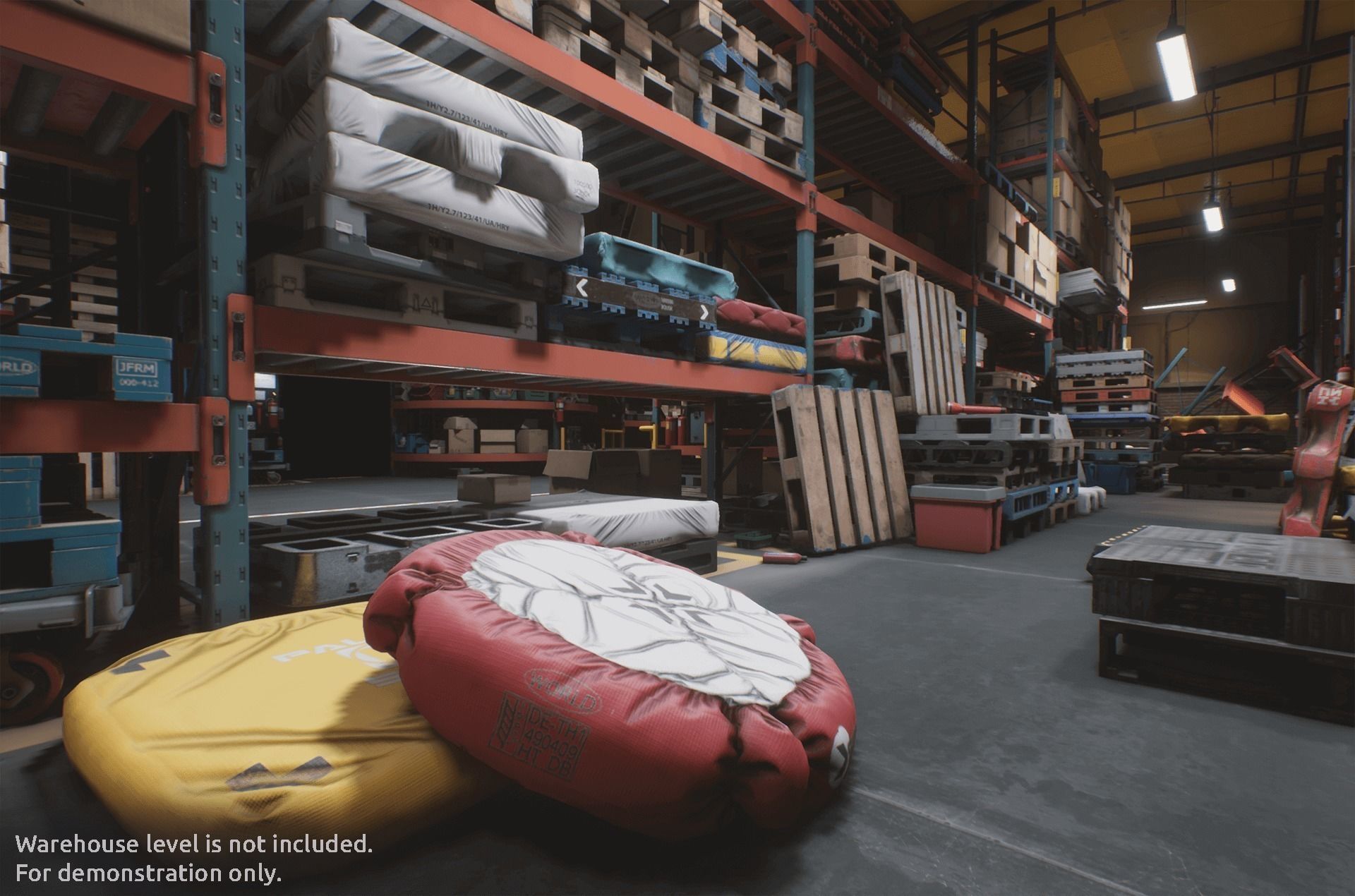 Warehouse Pallets Collection - Unreal Engine Asset Pack Low-poly 3D model_17