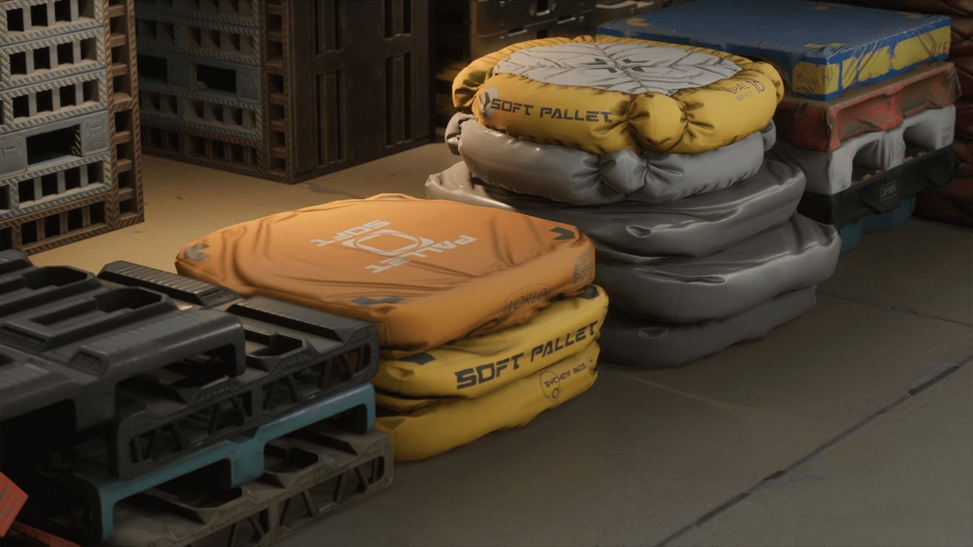 Warehouse Pallets Collection - Unreal Engine Asset Pack Low-poly 3D model_11