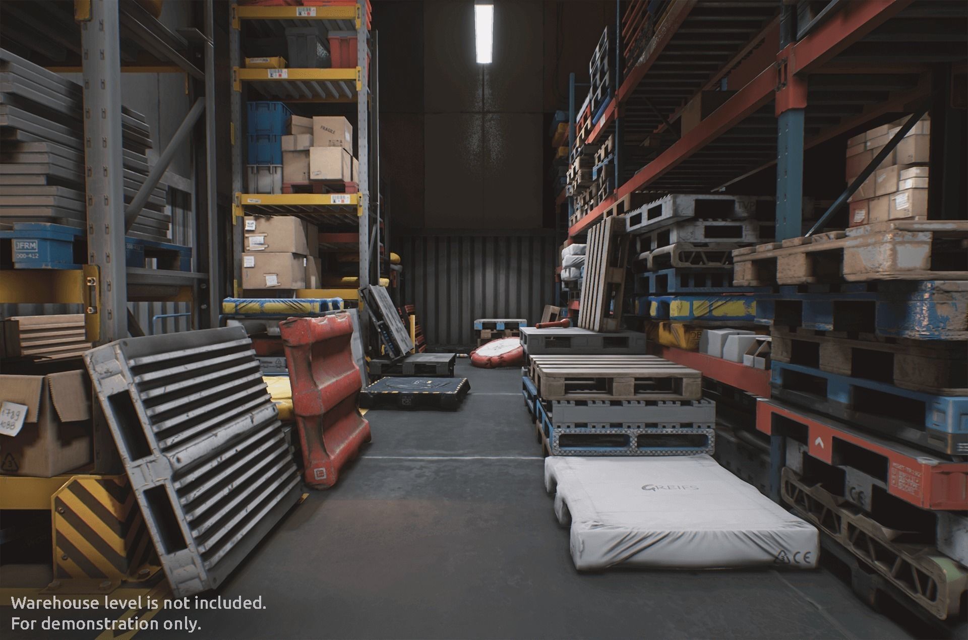 Warehouse Pallets Collection - Unreal Engine Asset Pack Low-poly 3D model_13