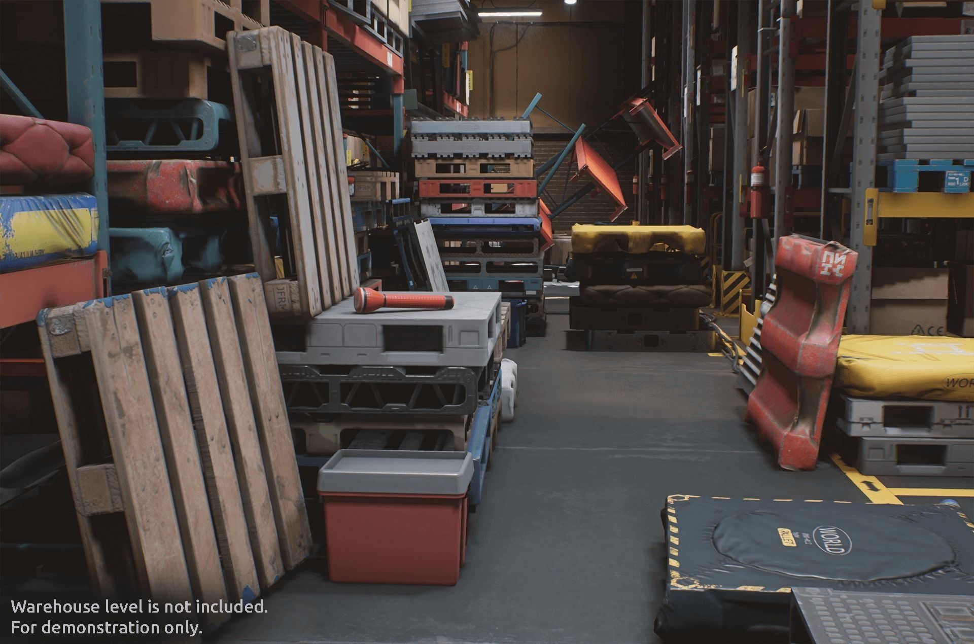 Warehouse Pallets Collection - Unreal Engine Asset Pack Low-poly 3D model_15